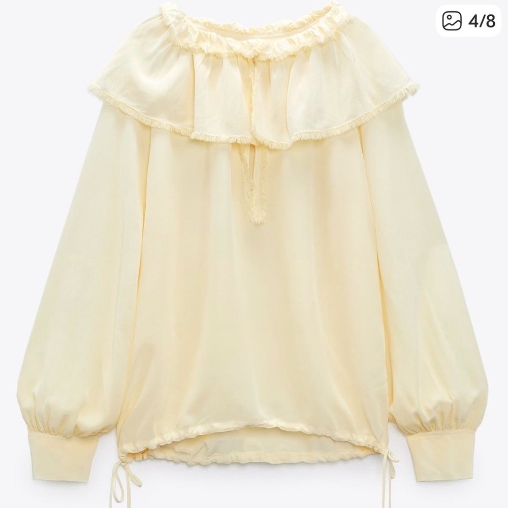 ZARA Limited Edition Studio Oversized Blouse New